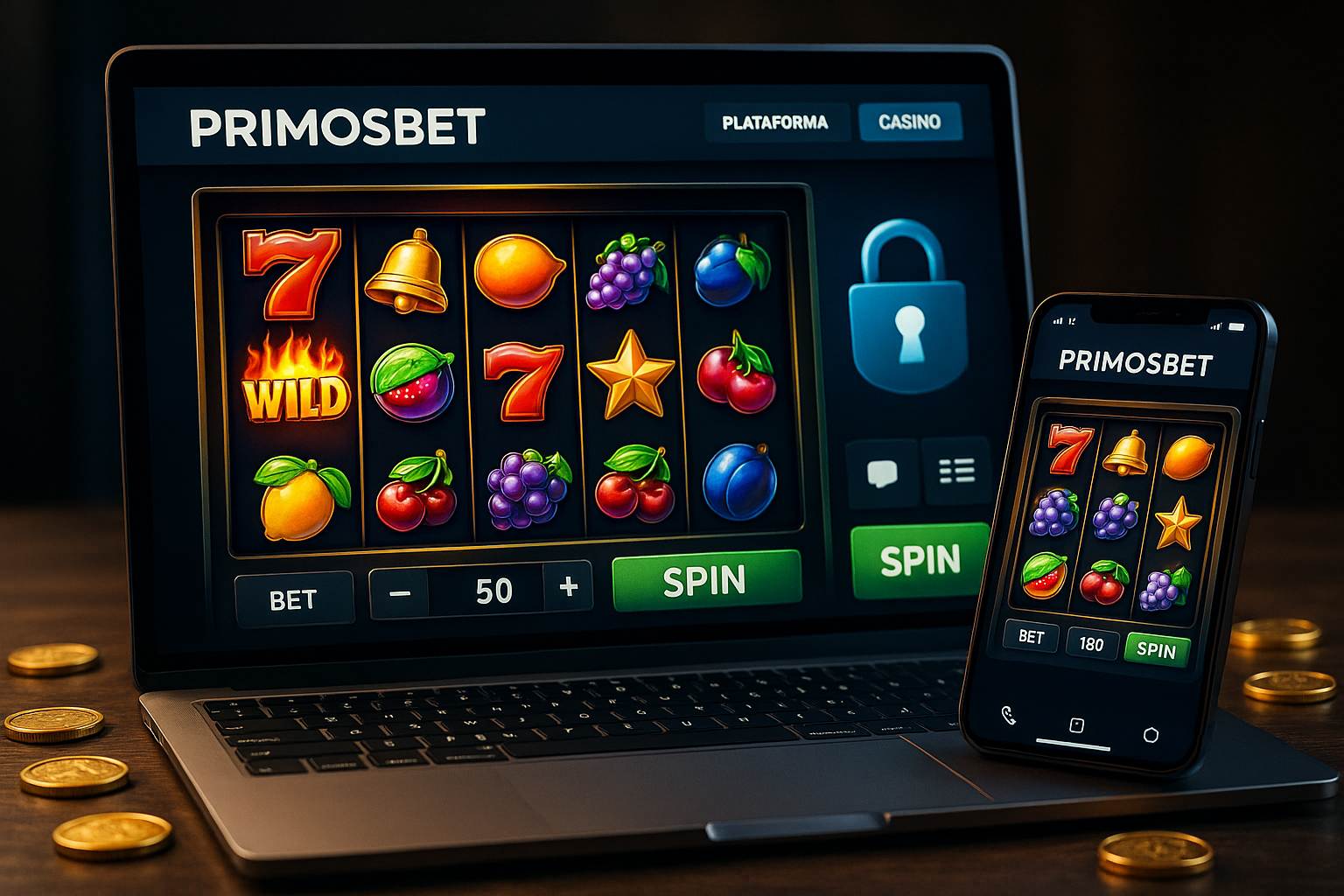 Jogos de Slot no Casino Online PRIMOSBET