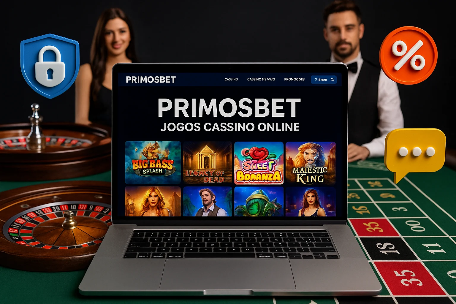 Jogos de cassino online inovadores e emocionantes na PRIMOSBET