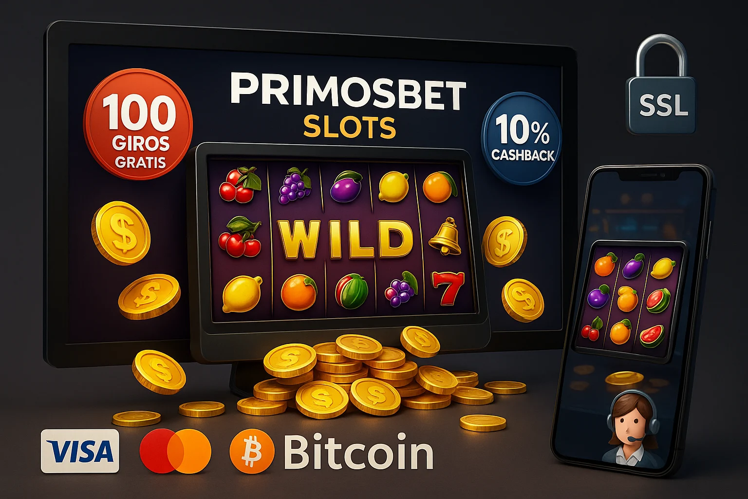 Explore o mundo das slot machines no PRIMOSBET Casino